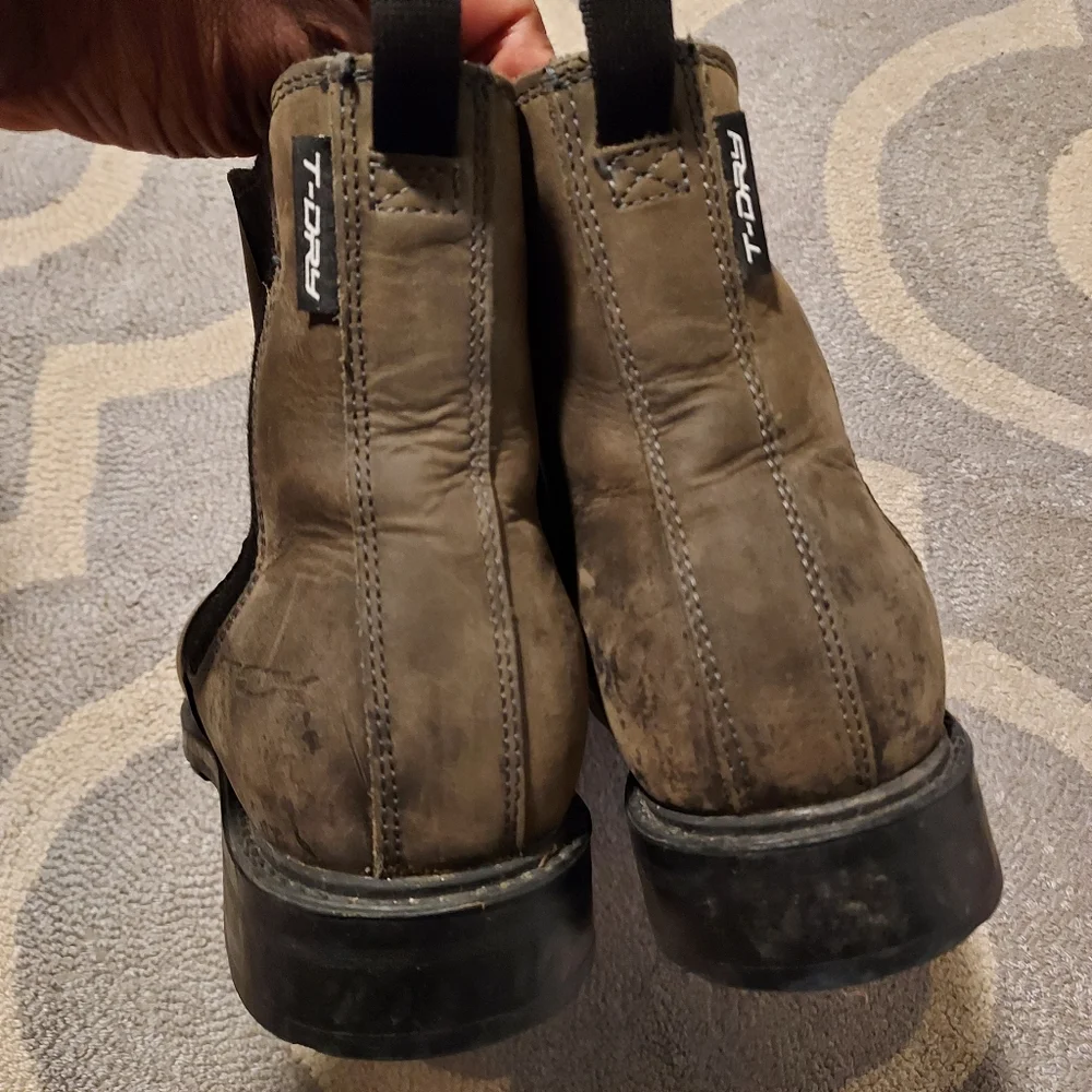 TCX T-DRY Ortholite Leather Waterproof Steel Toe Motorcycle Boot Sz 8